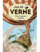 Julio Verne - Cinco semanas en globo (edición actualizada, ilustrada y adaptada)