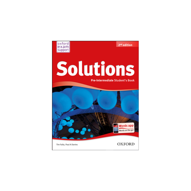 Solutions Pre-intermediate SB 2nd edn