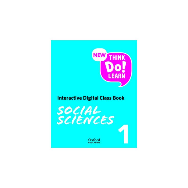 New Think Do Learn Social Sciences 1 Interactive Digital Class Book (Madrid Edition)