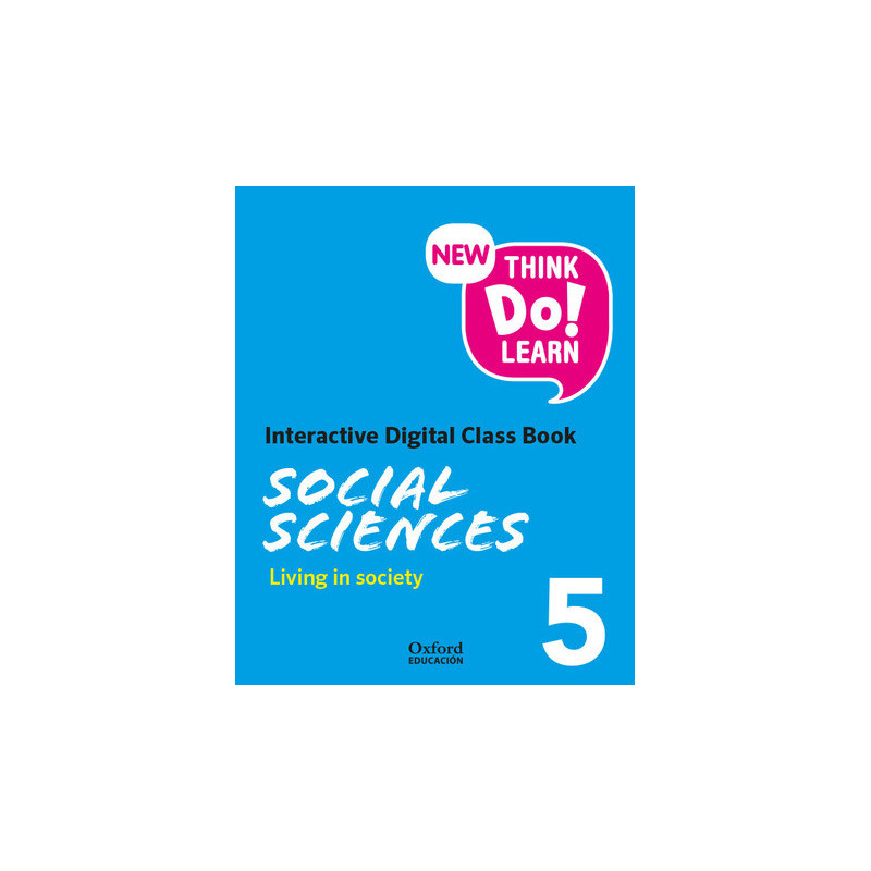 New Think Do Learn Social Sciences 5 Interactive Digital Class Book: Living in society (National Edition)