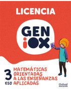 Matemáticas orientadas a las enseñanzas aplicadas 3º ESO. Licencia GENiOX (Andalucía)