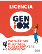 Matemáticas orientadas a las enseñanzas académicas 4º ESO. Licencia GENiOX (Andalucía)