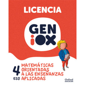 Matemáticas orientadas a las enseñanzas aplicadas 4º ESO. Licencia GENiOX (Andalucía)