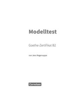 Interaktiver Modelltest zur Prüfung Goethe-Zertifikat B2 digital