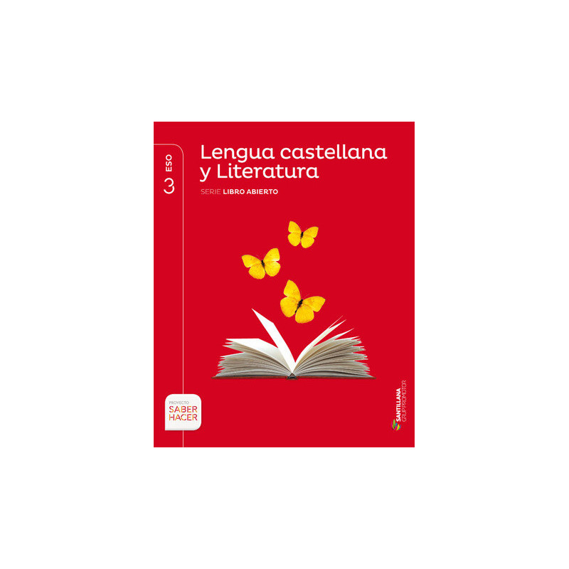 LM PLAT Alumno Lengua castellana y Literatura Libro Abierto 3 ESO Saber Fer Grup Promotor