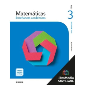 LM PLAT Alumno Matemáticas Enseñanzas académicas 3 ESO Saber Hacer Contigo Grazalema