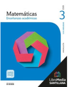 LM PLAT Alumno Matemáticas Enseñanzas académicas 3 ESO Saber Hacer Contigo Grazalema