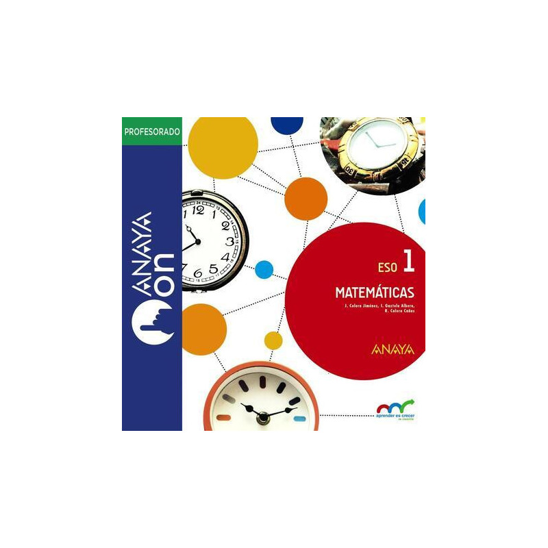 Matemáticas 1º ESO ANAYA ON