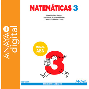 Matemáticas 3. Método ABN. Primaria. Anaya + Digital