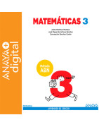 Matemáticas 3. Método ABN. Primaria. Anaya + Digital