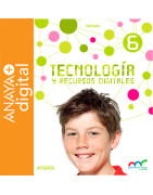 Tecnología y recursos digitales 6. Primaria. Anaya + digital