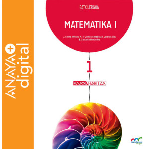 Matematika I. Batxilergoa. Anaya + digital