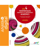 Matemàtiques orientades als ensenyaments acadèmics 4. ESO. Anaya + digital