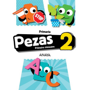 Pezas 2. Primeiro trimestre. Primaria.  Anaya + Digital.