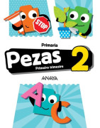 Pezas 2. Primeiro trimestre. Primaria.  Anaya + Digital.