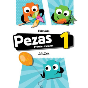 Pezas 1. Primeiro trimestre. Primaria.  Anaya + Digital.