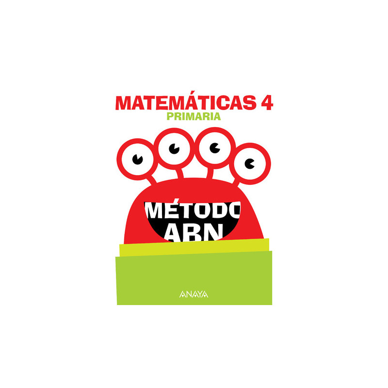 Matemáticas 4. Método ABN. Primaria. Anaya + Digital.