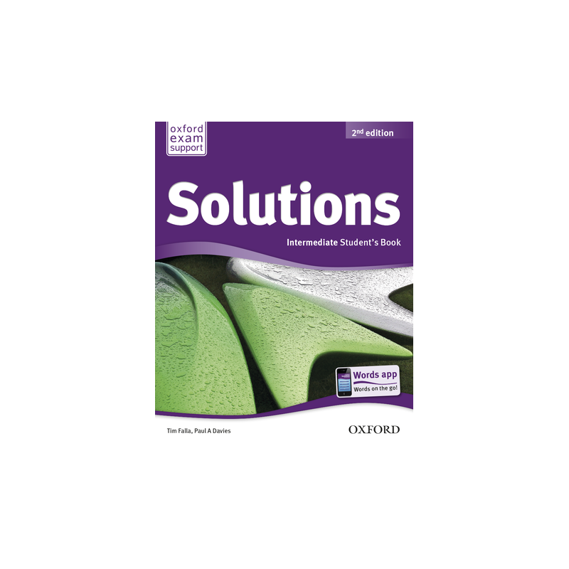 Solutions 2nd Edition Intermediate Student's Book