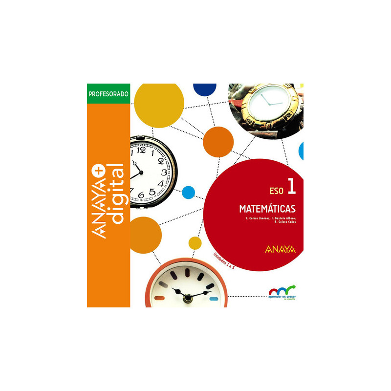 Matemáticas 1º ESO ANAYA + Digital [ISBN incorporado: 9788469804063]